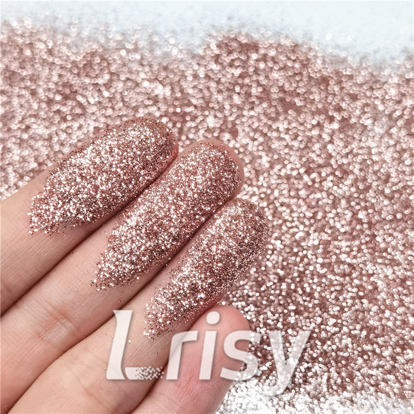 0.2mm Rose Gold Glitter Pure Color B0230