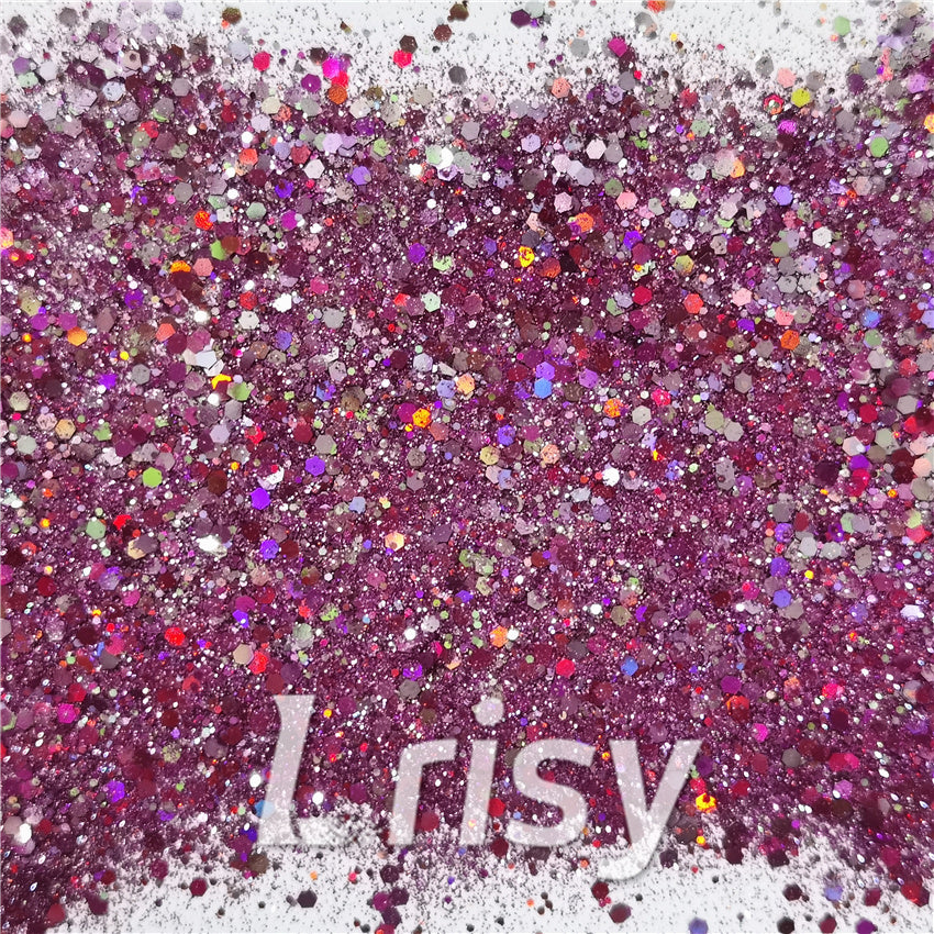 General Mixed Iridescent Phantom Purple Glitter C-BSL009