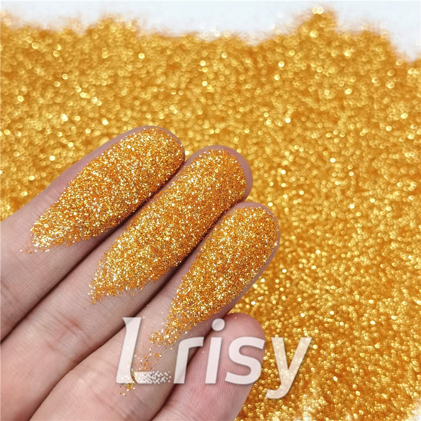 0.2mm Orange Gold Glitter Pure Color B0218