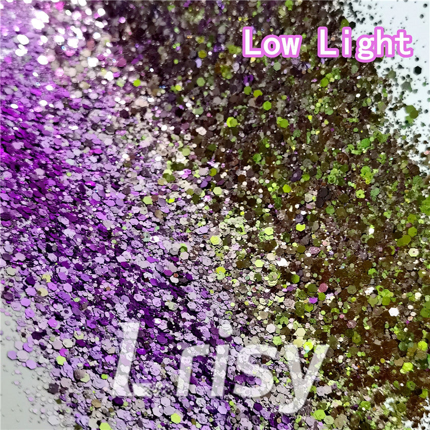 General Mixed Iridescent Phantom Purple Glitter C-BSL7822
