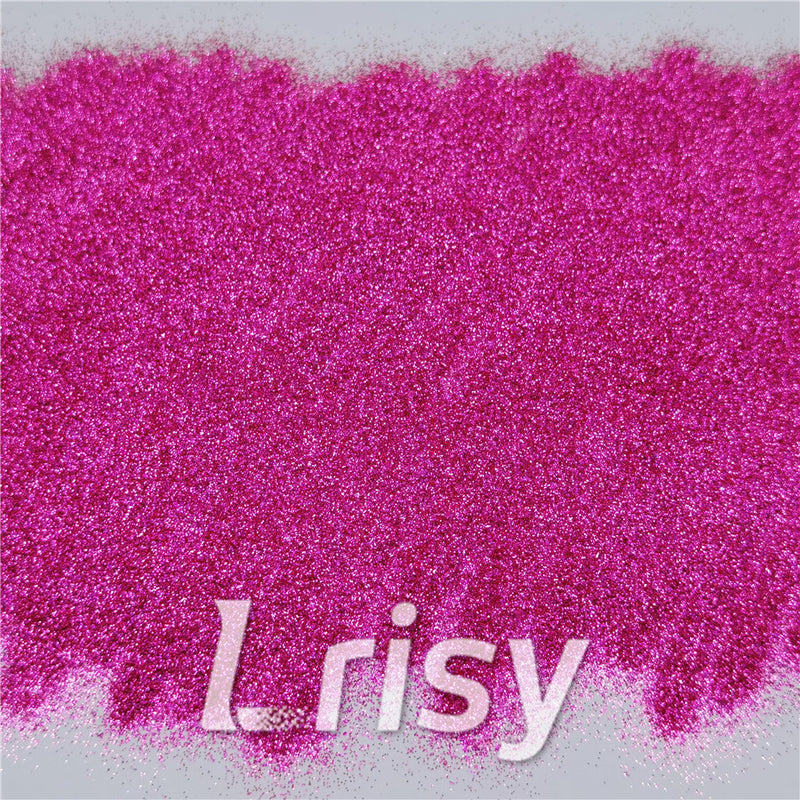 0.2mm Holographic Pigment Rose Red Glitter Cosmetic Grade SLG016-N