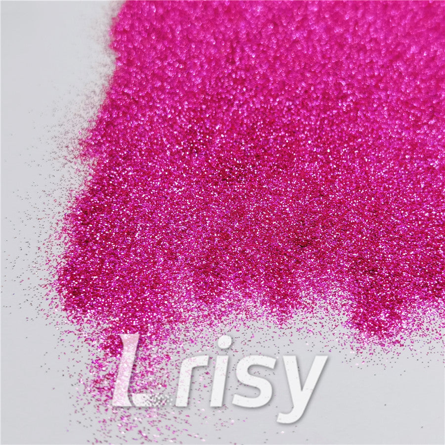 0.2mm Holographic Pigment Rose Red Glitter Cosmetic Grade SLG016-N