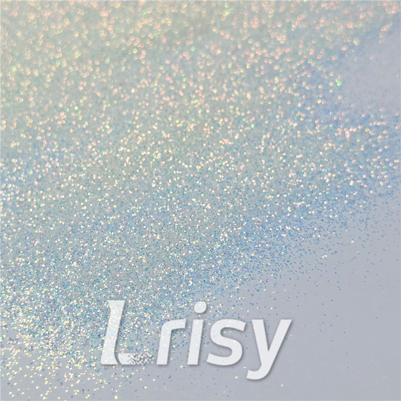 0.3mm Ice Blue and White Iridescent Glitter C021
