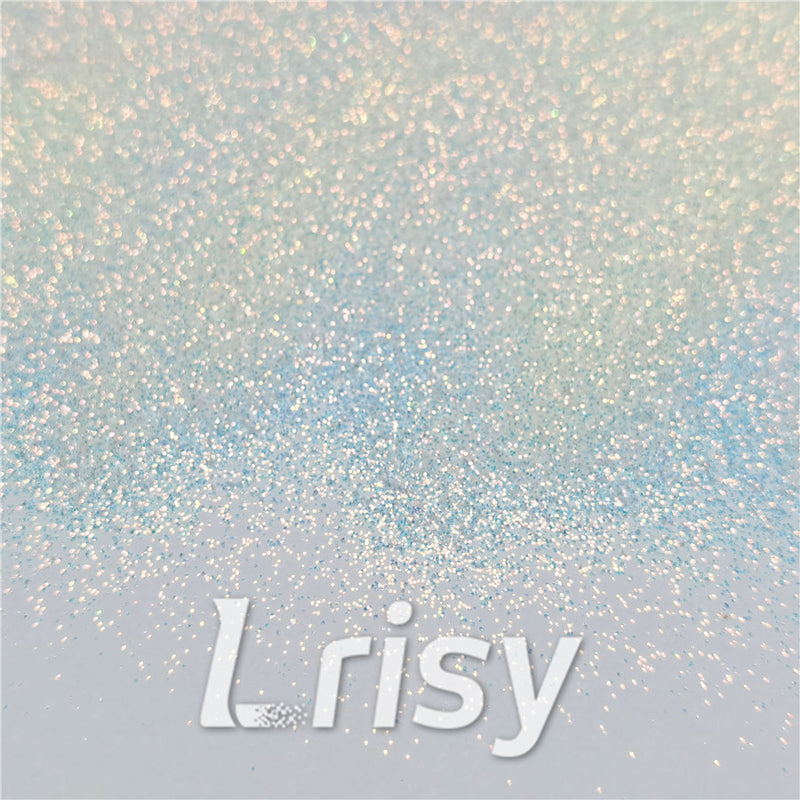 0.3mm Ice Blue and White Iridescent Glitter C021