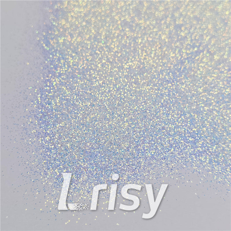 0.3mm Ice Blue and White Brightness Iridescent Glitter FC-F321