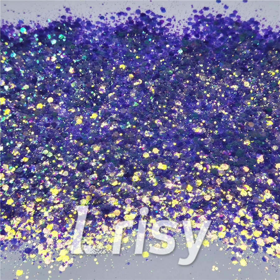 General Mixed Fluorescent Purple High Brightness Glitter FC336