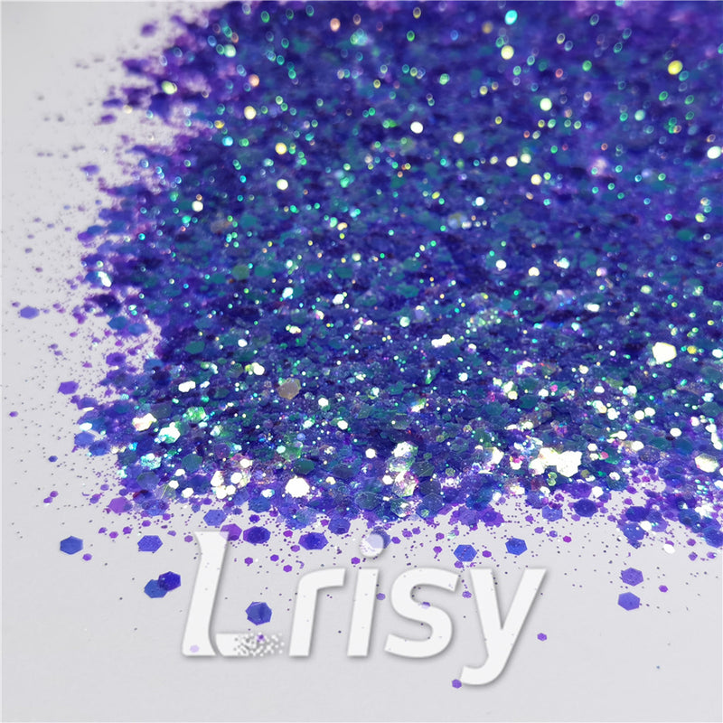 General Mixed Fluorescent Purple High Brightness Glitter FC336