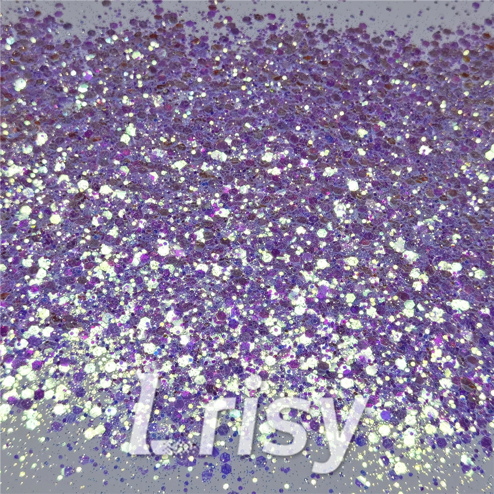 General Mixed High Brightness Purple Glitter FC-NIB