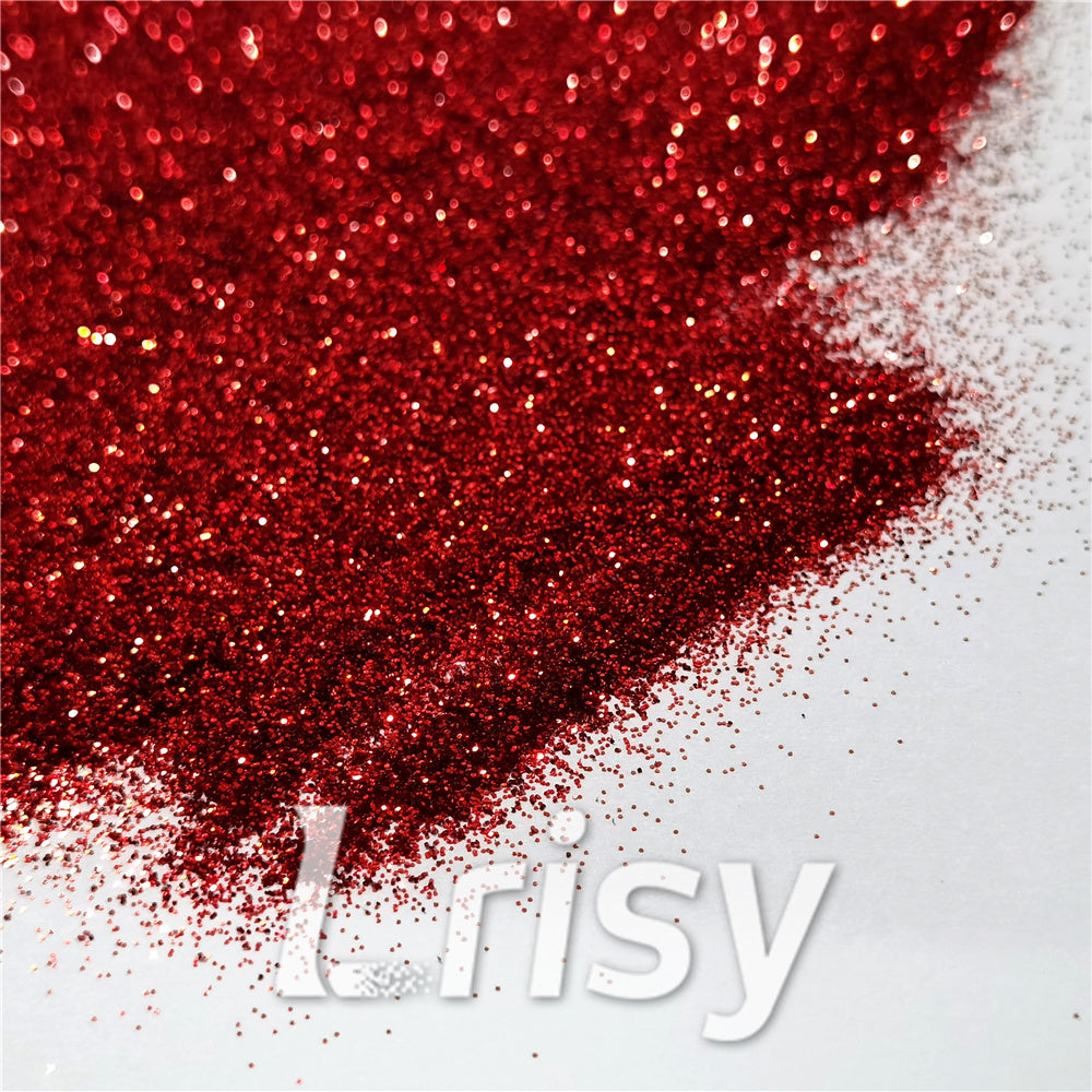 0.3mm American Red Fine Glitter Pure Color B0308