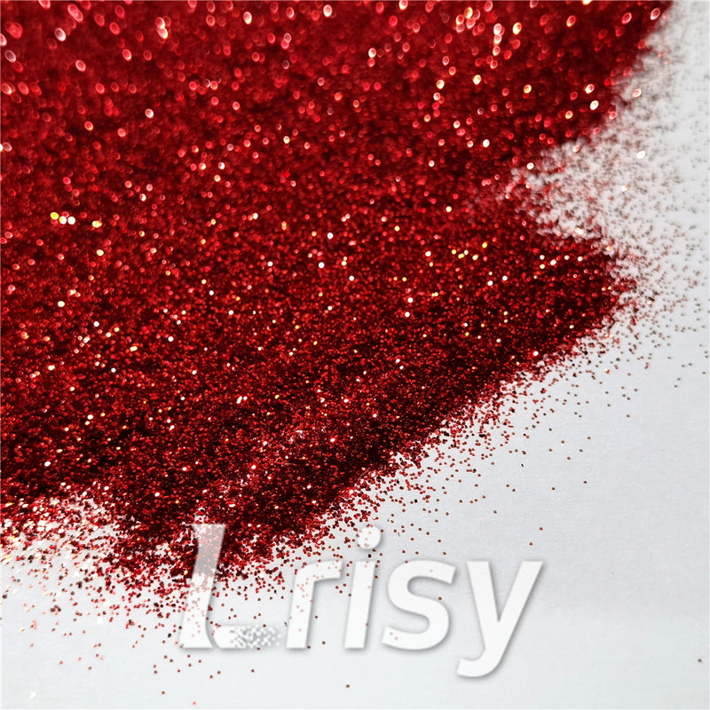 0.3mm American Red Fine Glitter Pure Color B0308