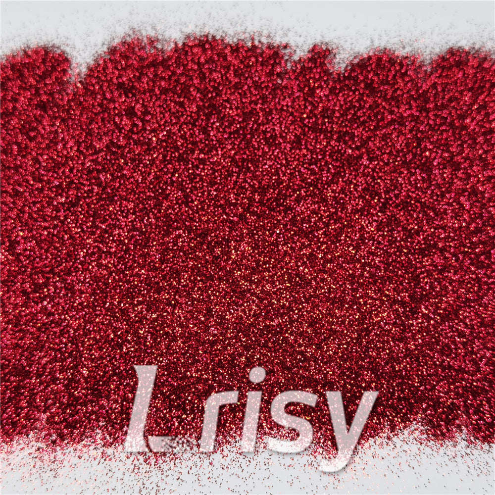 0.3mm Wine Red Fine Glitter Pure Color B0304