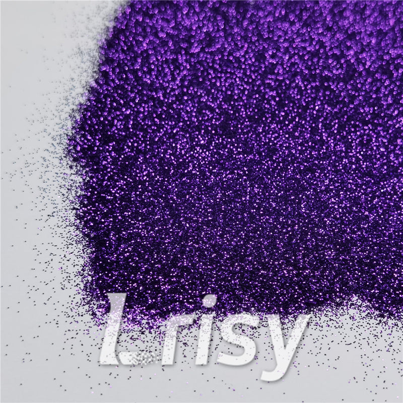 0.3mm Dark Purple Fine Glitter Pure Color B0808