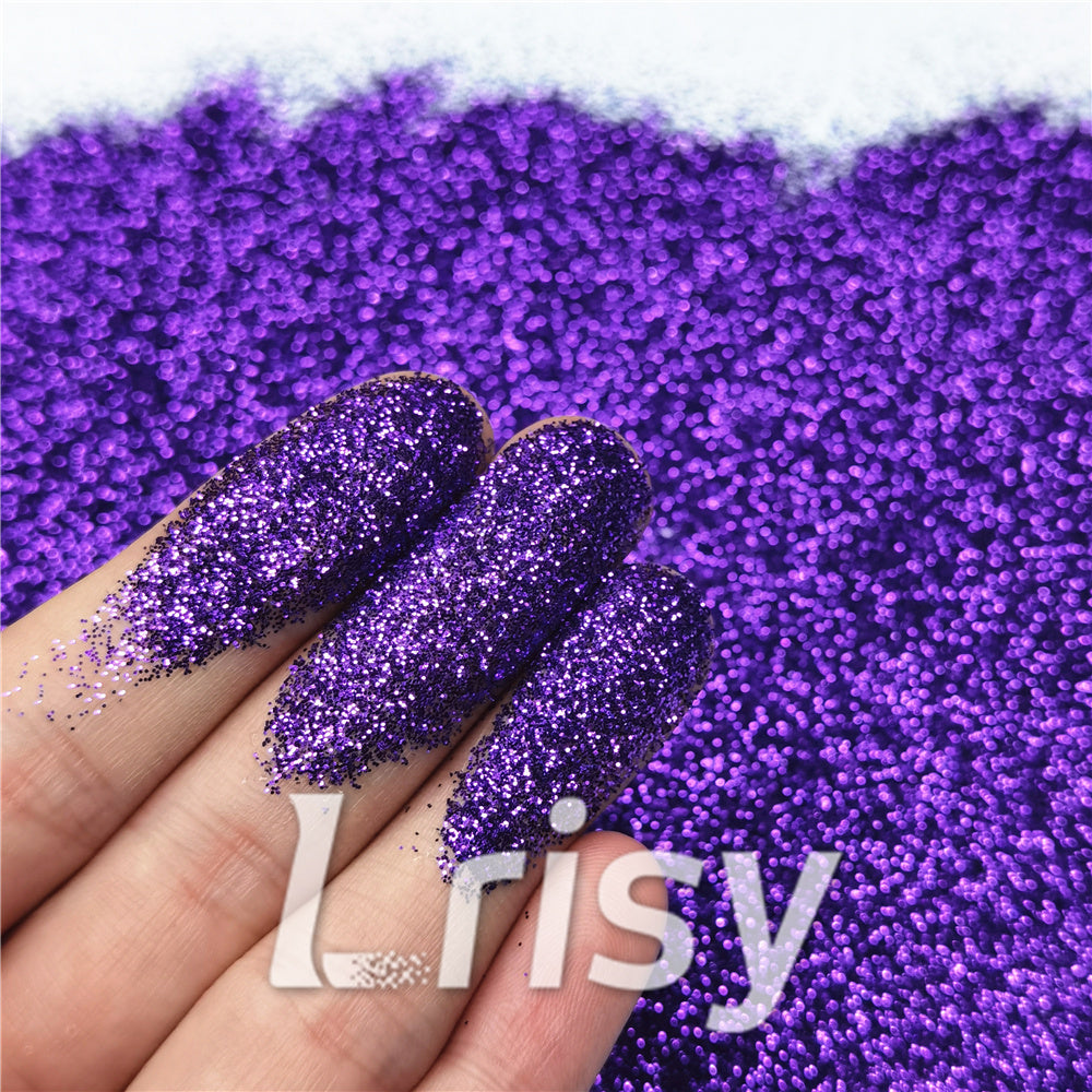 0.3mm Dark Purple Fine Glitter Pure Color B0808