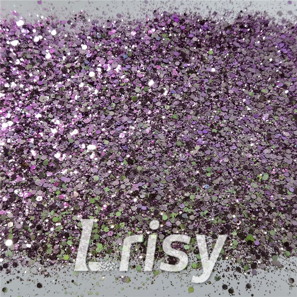 General Mixed Iridescent Phantom Purple Glitter C-BSL7824