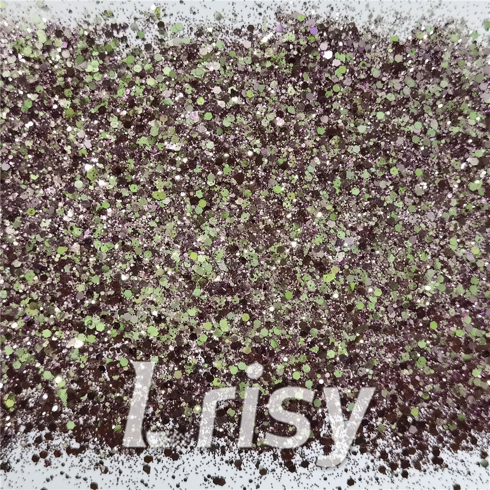 General Mixed Iridescent Phantom Purple Glitter C-BSL7824