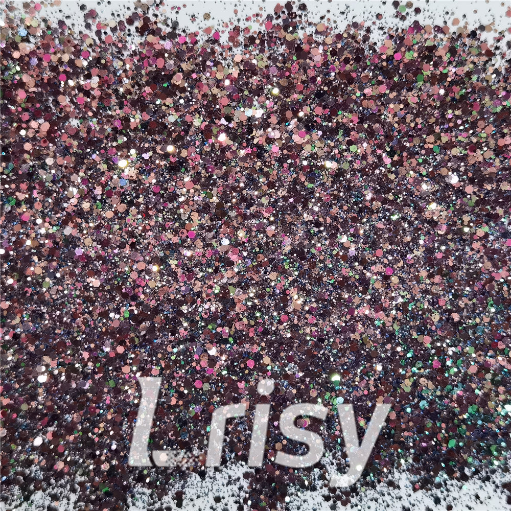 General Mixed Iridescent Phantom Green Glitter C-BSL7150