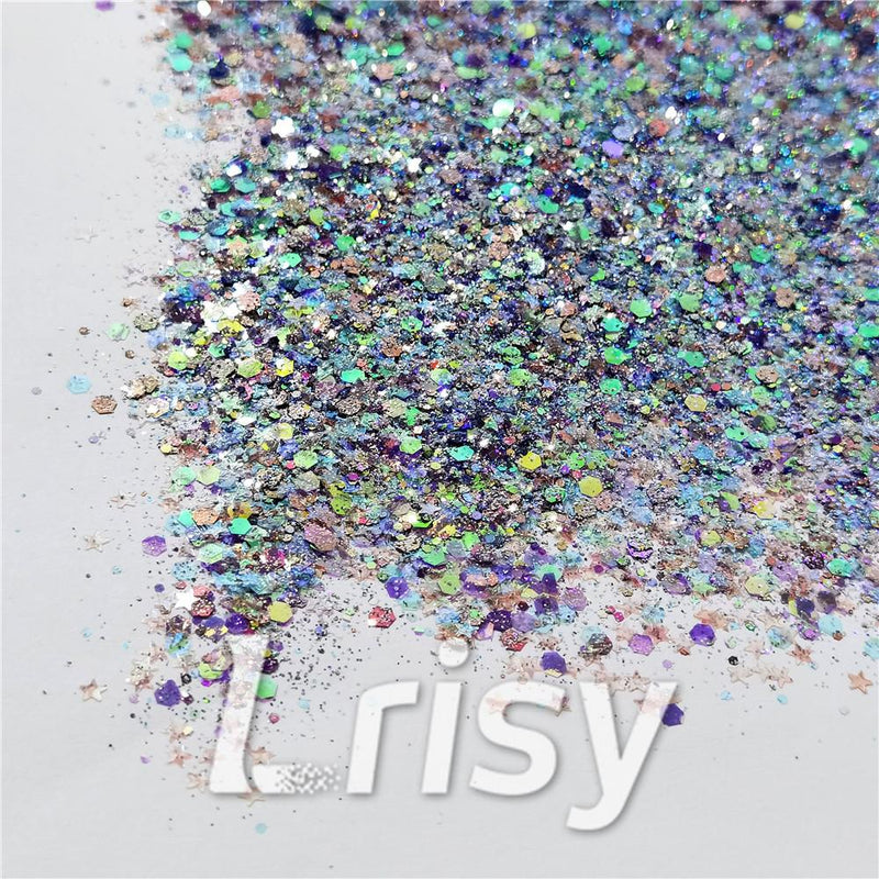 (By ScorpioGemsByRivers) Custom Mixed Glitter WAL901