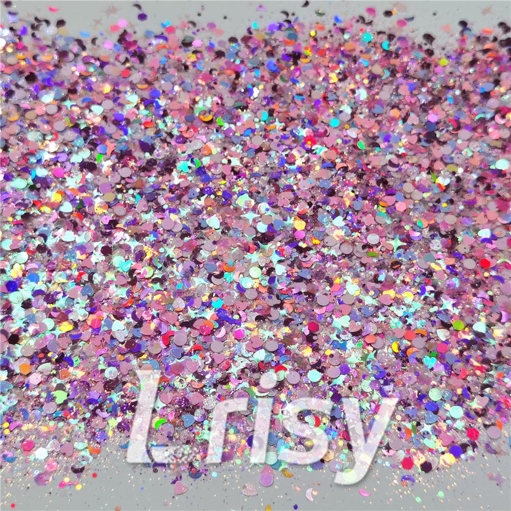 Pink Moon (By Louizakd) Custom Mixed Glitter WAL905