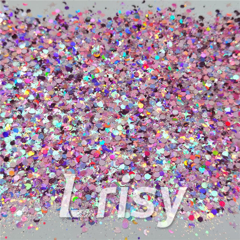 Pink Moon (By Louizakd) Custom Mixed Glitter WAL905