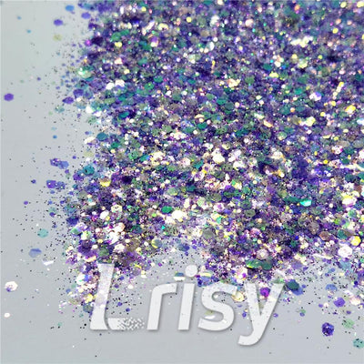 Bright Purple Galaxy (By Morgentau.JS) Custom Mixed Glitter WAL908