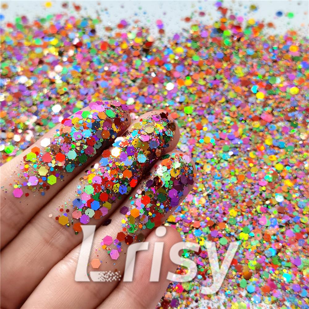Bella Rainbow (By Jilllovesbellaresin) Custom Mixed Glitter WAL909