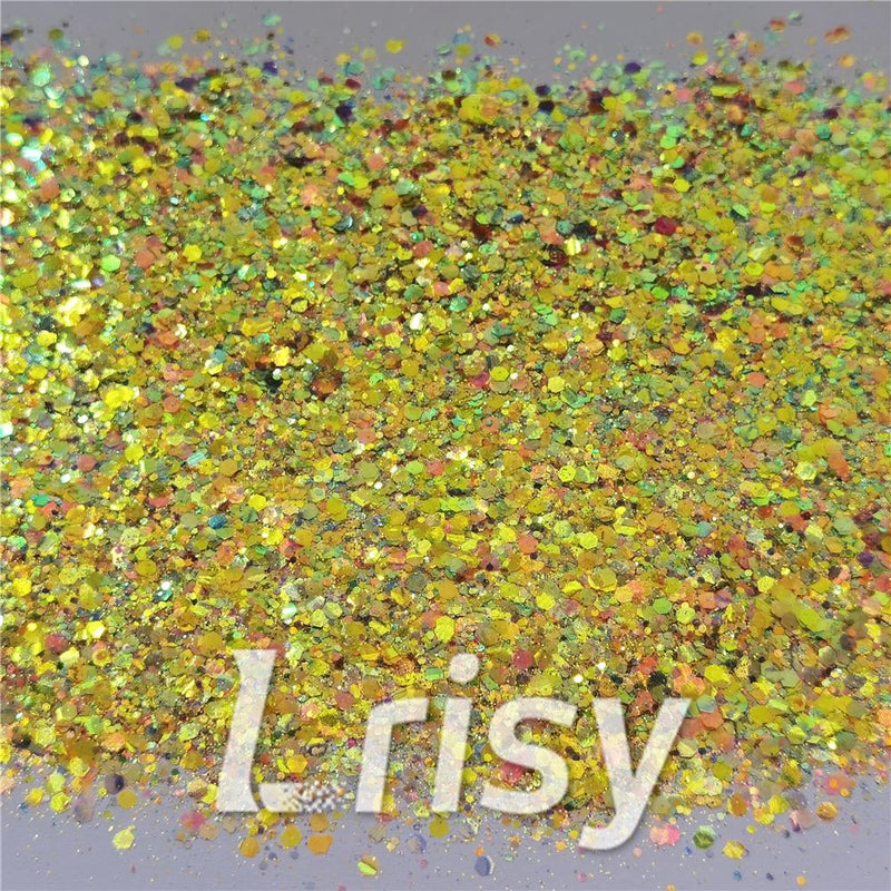 Neon Bella Rainbow (By Jilllovesbellaresin) Custom Mixed Glitter WAL910