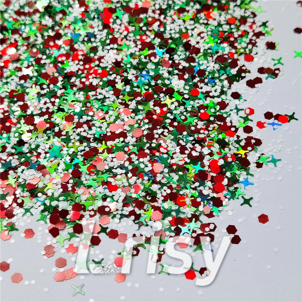 Christmas Special Mixed Holographic Glitter XC-CM30