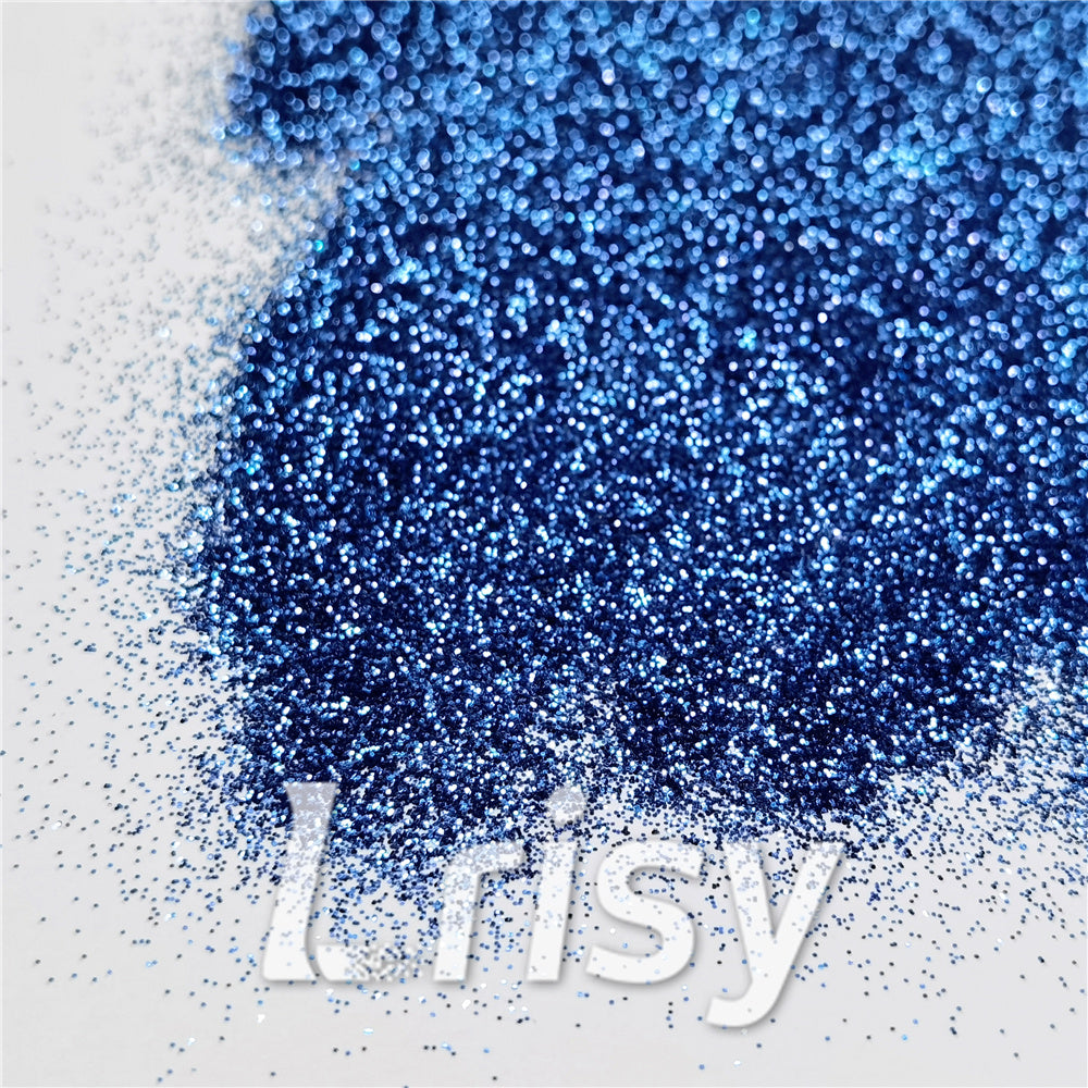 0.3mm Lake Blue Fine Glitter Pure Color B0709