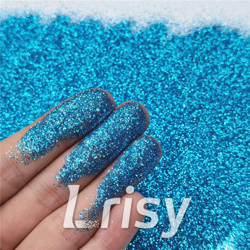 0.3mm Turquoise Blue Fine Glitter Pure Color B0714