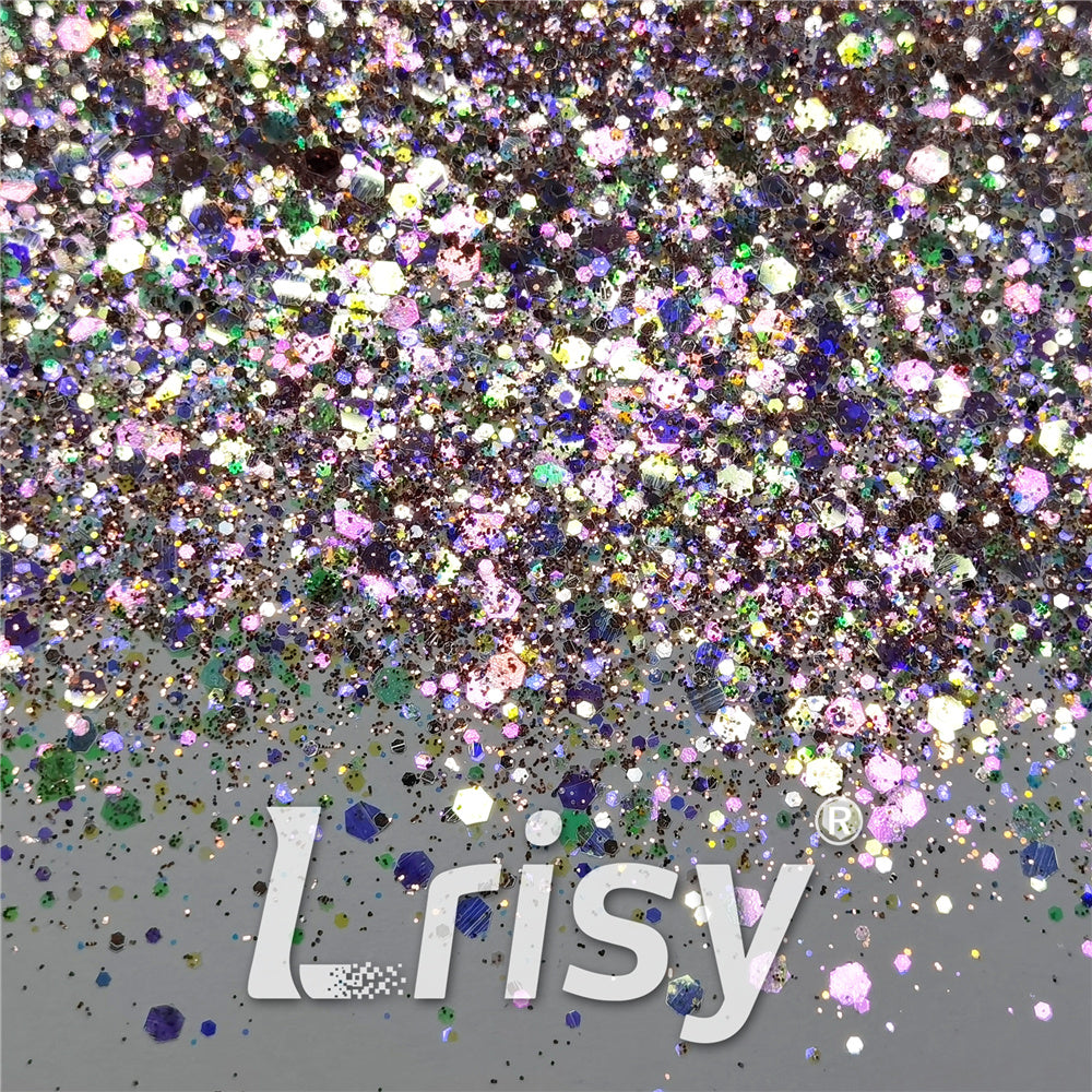 Custom Mixed Iridescent Glitter YL02 (By Chris.e KC)
