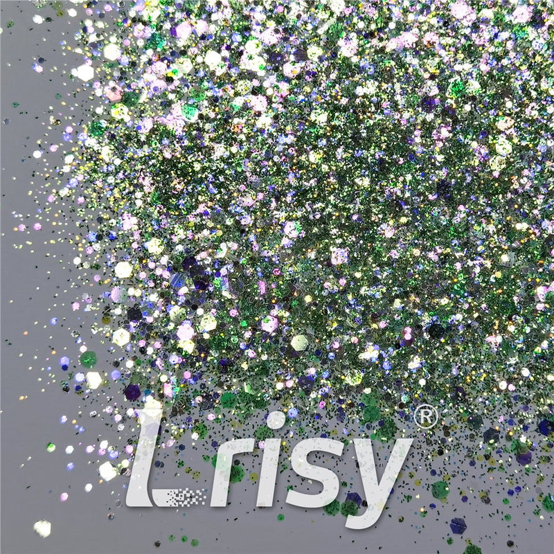 Custom Mixed Iridescent Glitter YL16 (By Chris.e KC)