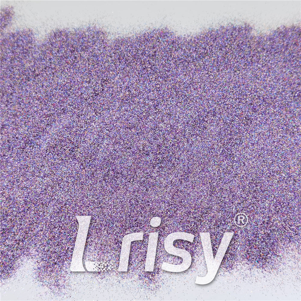0.2mm Professional Cosmetic Glitter For Lip Gloss Holographic Light Purple FCHL802A