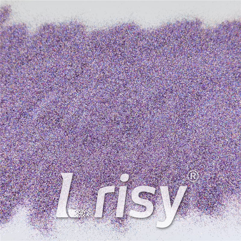 0.2mm Professional Cosmetic Glitter For Lip Gloss Holographic Light Purple FCHL802A