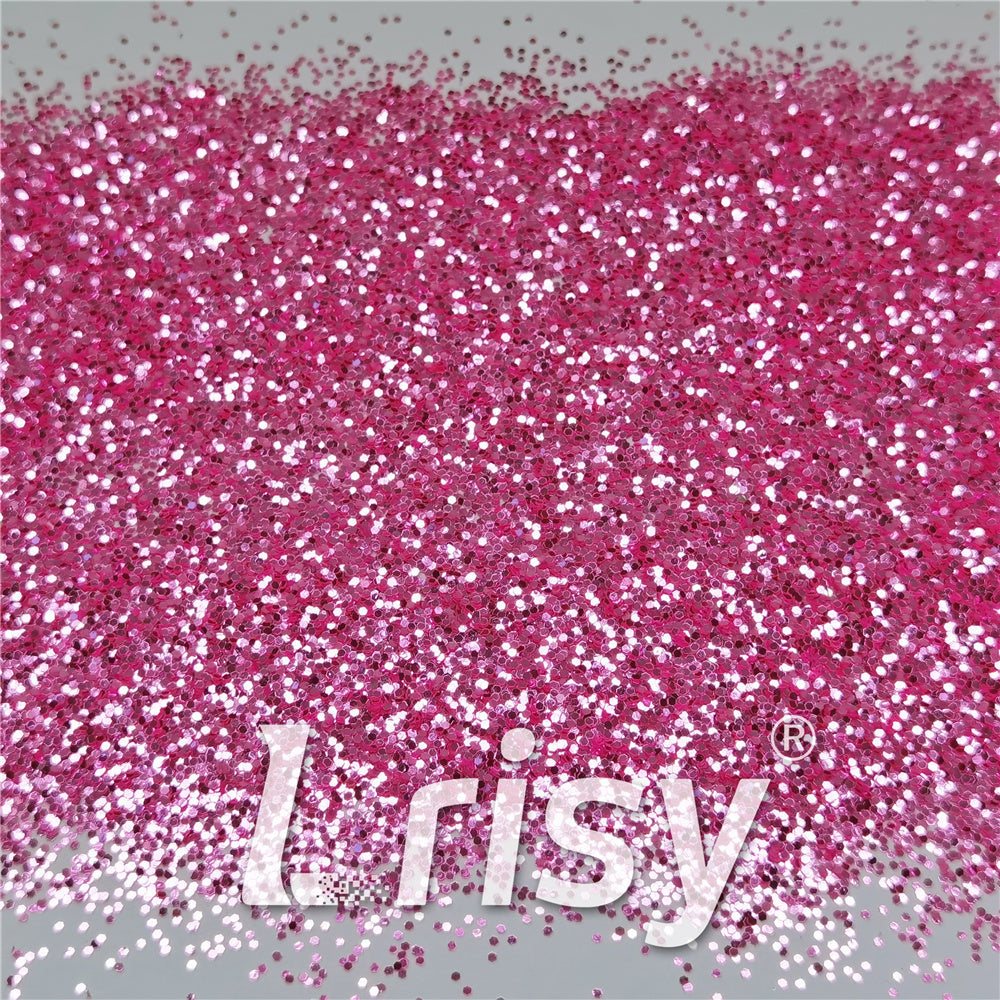 1mm Pink High Brightness Glaze Chunky Glitter XC-YC002