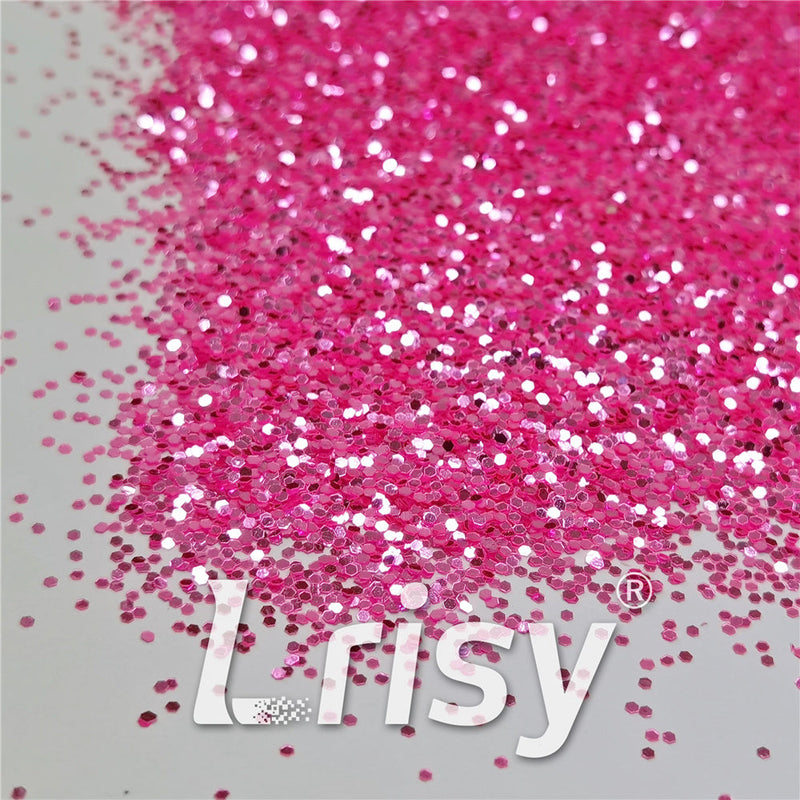 1mm Pink High Brightness Glaze Chunky Glitter XC-YC002
