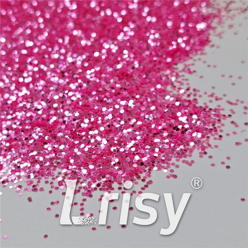 1mm Pink High Brightness Glaze Chunky Glitter XC-YC002