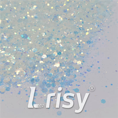 General Mixed High Brightness Iridescent Dream Blue Glitter FC-FC321