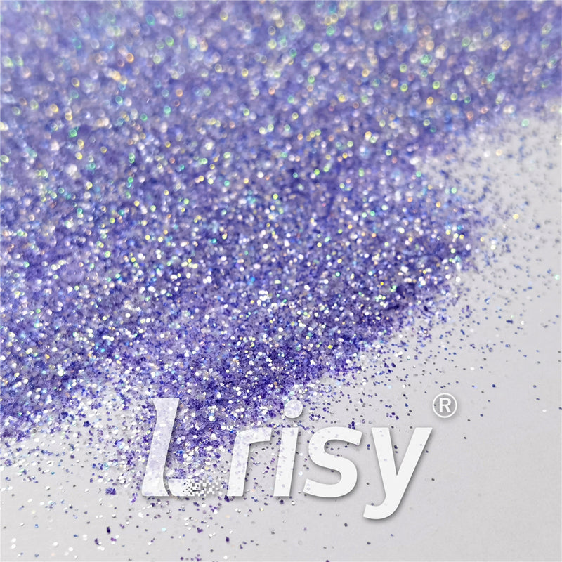 0.2/0.4mm Holographic and Fluorescent Purple Mixed High Brightness Glitter HL07