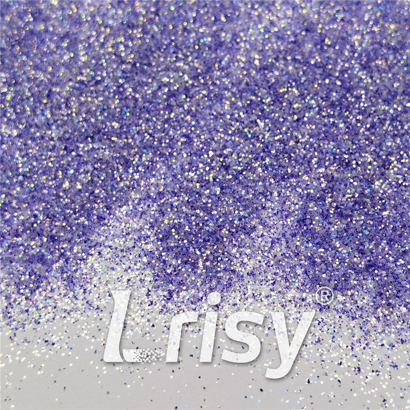 0.2/0.4mm Holographic and Fluorescent Purple Mixed High Brightness Glitter HL07