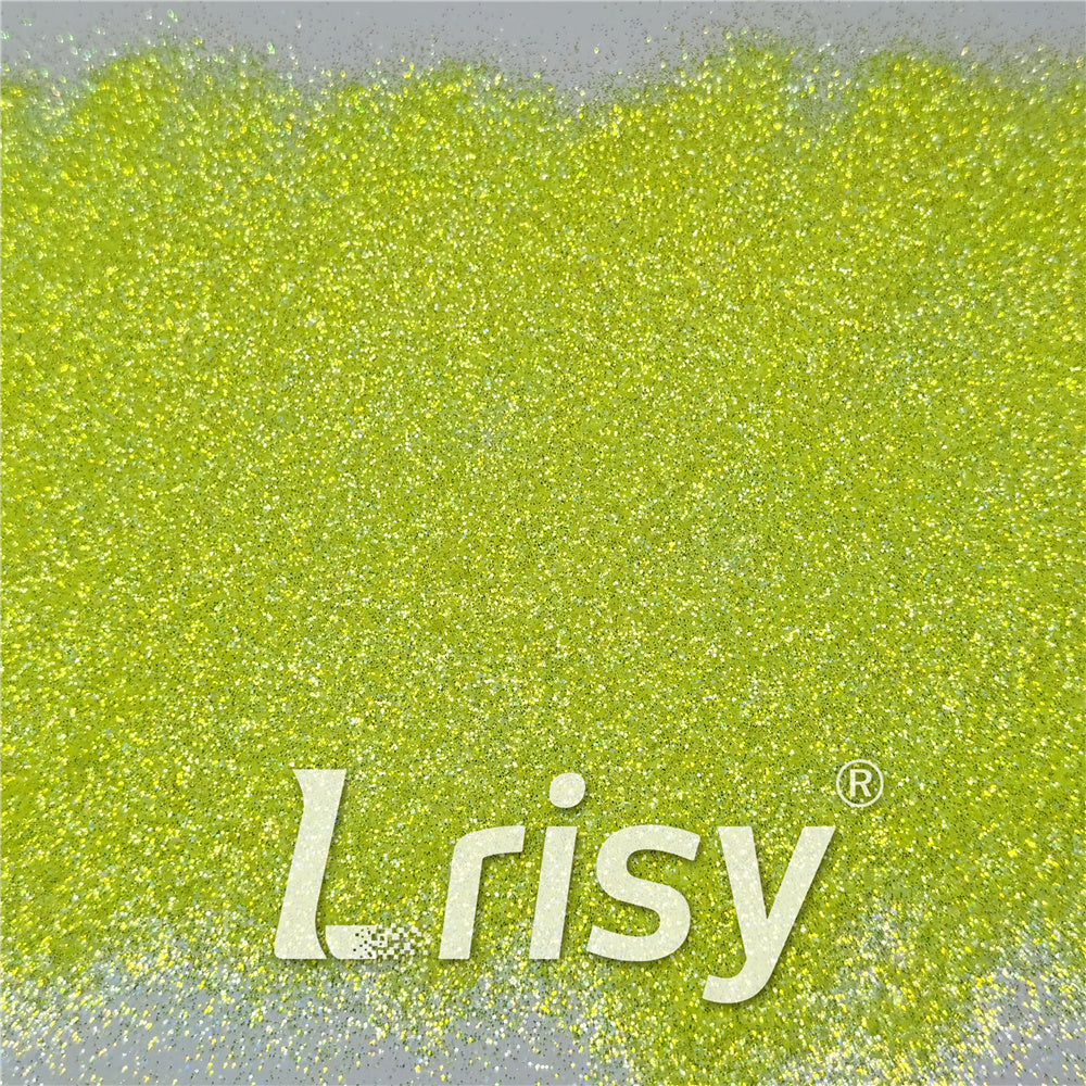0.2/0.4mm Holographic and Fluorescent Green Mixed High Brightness Glitter HL02