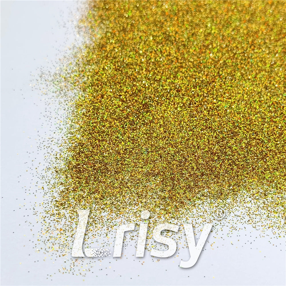 0.2mm Professional Cosmetic Glitter For Lip Gloss, Lipstick Holographic Gold FCHL210