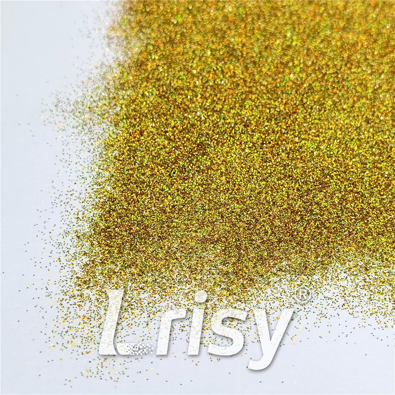 0.2mm Professional Cosmetic Glitter For Lip Gloss, Lipstick Holographic Gold FCHL210