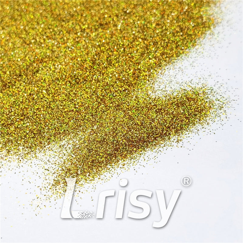 0.2mm Professional Cosmetic Glitter For Lip Gloss, Lipstick Holographic Gold FCHL210