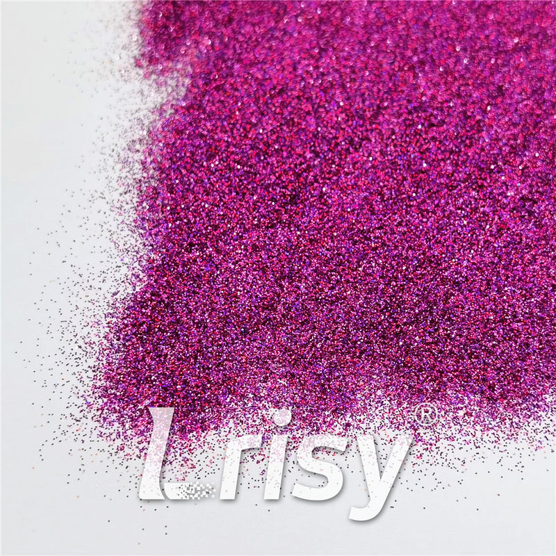 0.2mm Professional Cosmetic Glitter For Lip Gloss, Lipstick Holographic Rose Red FCHL912