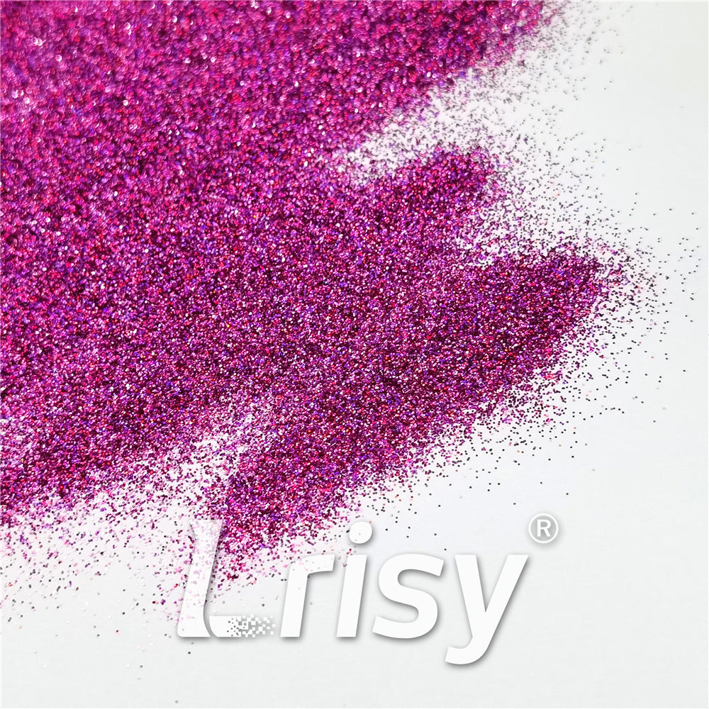 0.2mm Professional Cosmetic Glitter For Lip Gloss, Lipstick Holographic Rose Red FCHL912