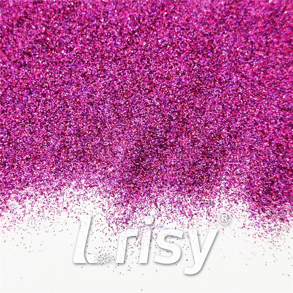 0.2mm Professional Cosmetic Glitter For Lip Gloss, Lipstick Holographic Rose Red FCHL912