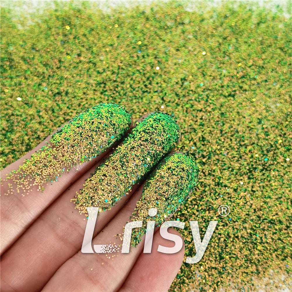 0.4mm Iridescent Phantom Olive Green Color Shift Glitter C-BSL004