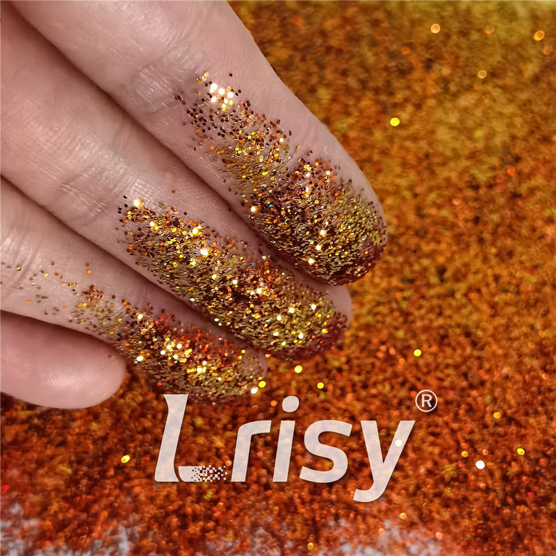 0.4mm Iridescent Phantom Red Gold Color Shift Glitter C-BSL002