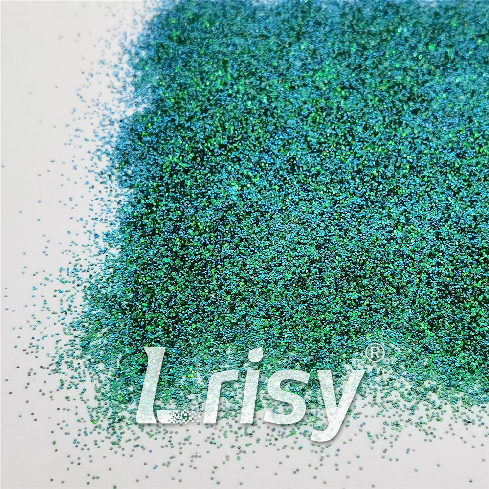 0.4mm Iridescent Phantom Lake Green Color Shift Glitter C-BSL006