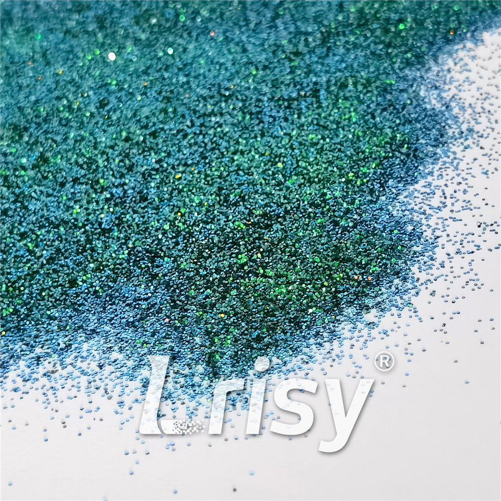 0.4mm Iridescent Phantom Lake Green Color Shift Glitter C-BSL006
